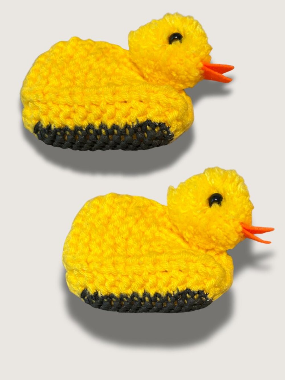 Vintage (Handmade) Knit Duck Booties